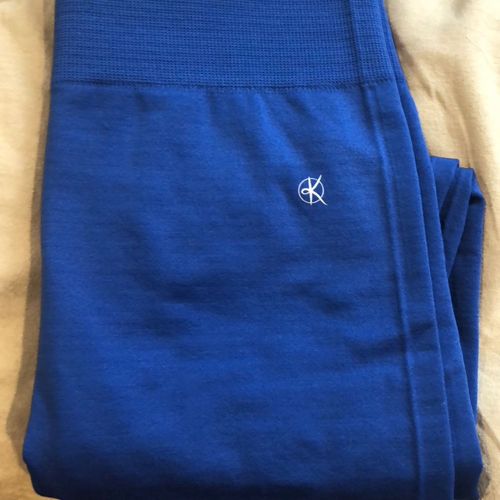 Workouts by Katya Dazzling Blue Thermo leggings
